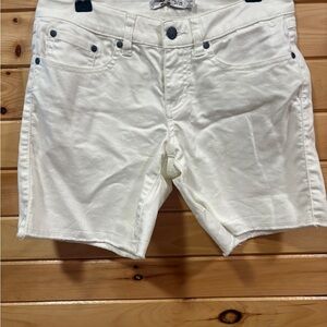 Prana White Jean Shorts for Women